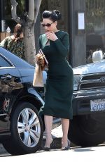 DITA VON TEESE Out and About in Los Angeles 04/20/2015