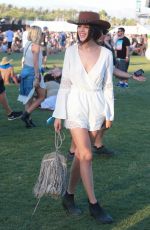 EIZA GONZALEZ at Coachella Music Festival, Day 3