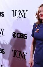 ELISABETH MOSS at Tony Awards Meet the Nominees Press Reception in New York