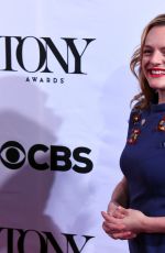 ELISABETH MOSS at Tony Awards Meet the Nominees Press Reception in New York