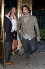 ELIZABETH BERKLEY Leaves Her Hotel in New York