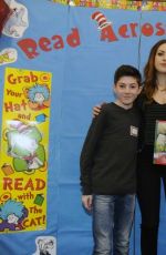 ELIZABETH GILLIES at Read Acrossa America Day in Los Angeles