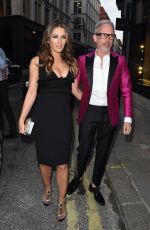 ELIZABETH HURLEY at Dsquared2 London Flagship Opening