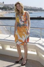 ELIZABETH MITCHELL at Crossing Lines Photocall in Cannes