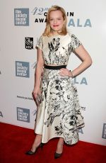 ELIZABETH MOSS at 2015 Chaplin Award Gala in New York