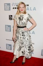 ELIZABETH MOSS at 2015 Chaplin Award Gala in New York