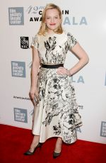 ELIZABETH MOSS at 2015 Chaplin Award Gala in New York