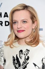 ELIZABETH MOSS at 2015 Chaplin Award Gala in New York