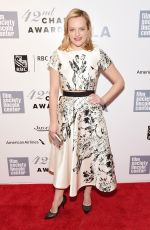 ELIZABETH MOSS at 2015 Chaplin Award Gala in New York