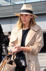 ELIZABETH OLSEN Arrives at Heathrow Airport in London 04/20/2015