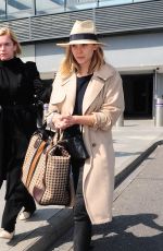 ELIZABETH OLSEN Arrives at Heathrow Airport in London 04/20/2015