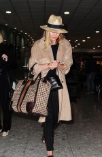 ELIZABETH OLSEN Arrives at Heathrow Airport in London 04/20/2015