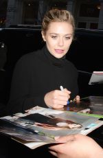 ELIZABETH OLSEN at a Apple Store in New York