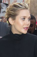 ELIZABETH OLSEN at a Apple Store in New York