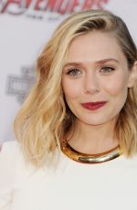 ELIZABETH OLSEN at Avengers: Age of Ultron Premiere in Hollywood