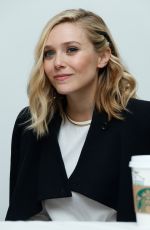 ELIZABETH OLSEN at Avengers: Age of Ultron Press Conference in Burbank