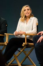 ELIZABETH OLSEN at Meet the Filmmakers Avengers:Age of Ultron at Apple Store in London