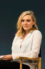 ELIZABETH OLSEN at Meet the Filmmakers Avengers:Age of Ultron at Apple Store in London