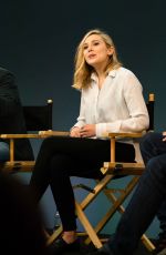 ELIZABETH OLSEN at Meet the Filmmakers Avengers:Age of Ultron at Apple Store in London