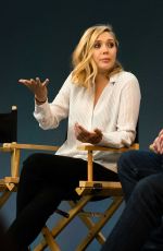 ELIZABETH OLSEN at Meet the Filmmakers Avengers:Age of Ultron at Apple Store in London