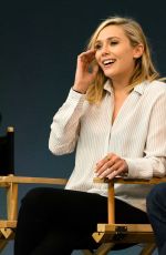 ELIZABETH OLSEN at Meet the Filmmakers Avengers:Age of Ultron at Apple Store in London