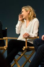 ELIZABETH OLSEN at Meet the Filmmakers Avengers:Age of Ultron at Apple Store in London