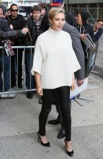 ELIZABETH OLSEN at The Daily Show with Jon Stewart in New York