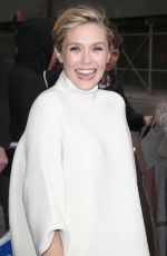 ELIZABETH OLSEN at The Daily Show with Jon Stewart in New York