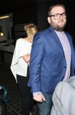 ELIZABETH OLSEN Night Out in London 04/21/2015