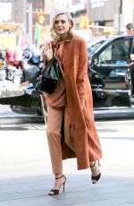 ELIZABETH OLSEN Out and About in New York 04/28/2015