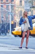 ELSA HOSK Hailing a Cab in New York