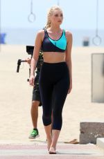 ELSA HOSK on the Set of Victoria