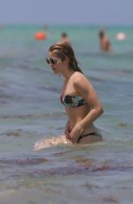EMILY BETT RICKARDS in Bikini at a Beach in Miami 04/25/2015