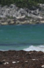 EMILY CAMP in Bikini at a Beach in Cancun
