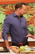 EMILY OSMENT on the Set of The Chew Show