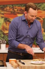 EMILY OSMENT on the Set of The Chew Show
