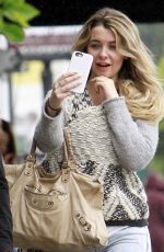 EMILY SEARS Out and About in Los Angeles 04/25/2015