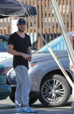 EMILY VANCAMP in Shorts at Sugarfish in West Hollywood
