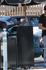 EMILY VANCAMP in Shorts at Sugarfish in West Hollywood