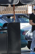 EMILY VANCAMP in Shorts at Sugarfish in West Hollywood