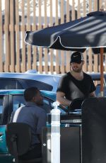 EMILY VANCAMP in Shorts at Sugarfish in West Hollywood
