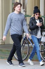 EMMA ROBERTS and Evan Peters Out and About in Beverly Hills