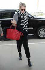 EMMA ROBERTS Arrives at LAX Airport in Los Angeles