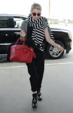 EMMA ROBERTS Arrives at LAX Airport in Los Angeles