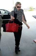EMMA ROBERTS Arrives at LAX Airport in Los Angeles