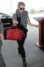 EMMA ROBERTS Arrives at LAX Airport in Los Angeles