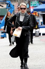 EMMA ROBERTS Leaves a Bakery in New York