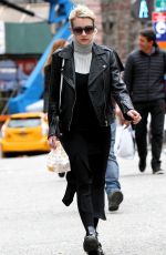 EMMA ROBERTS Leaves a Bakery in New York