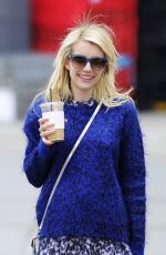 EMMA ROBERTS Out and About in New York 04/16/2015