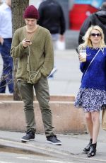 EMMA ROBERTS Out and About in New York 04/16/2015